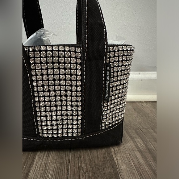 ALEXANDER WANG Mini Cruiser Crystal-Embellished Tote Bag - Picture 9 of 12